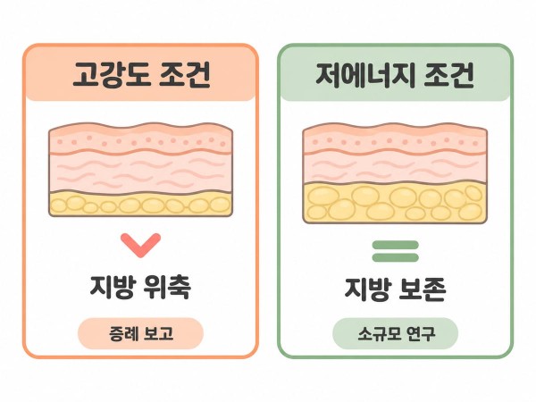 고주파는 에너지 강도와 전달 깊이, 얼굴의 지방량에 따라 볼 지방층 반응이 달라집니다 - 광주덴서티 | 미미썸의원 광주광천점
